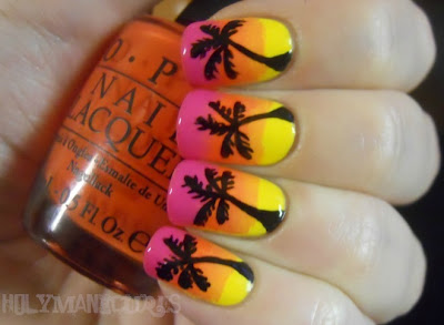 20 Sunset Nail Design Ideas