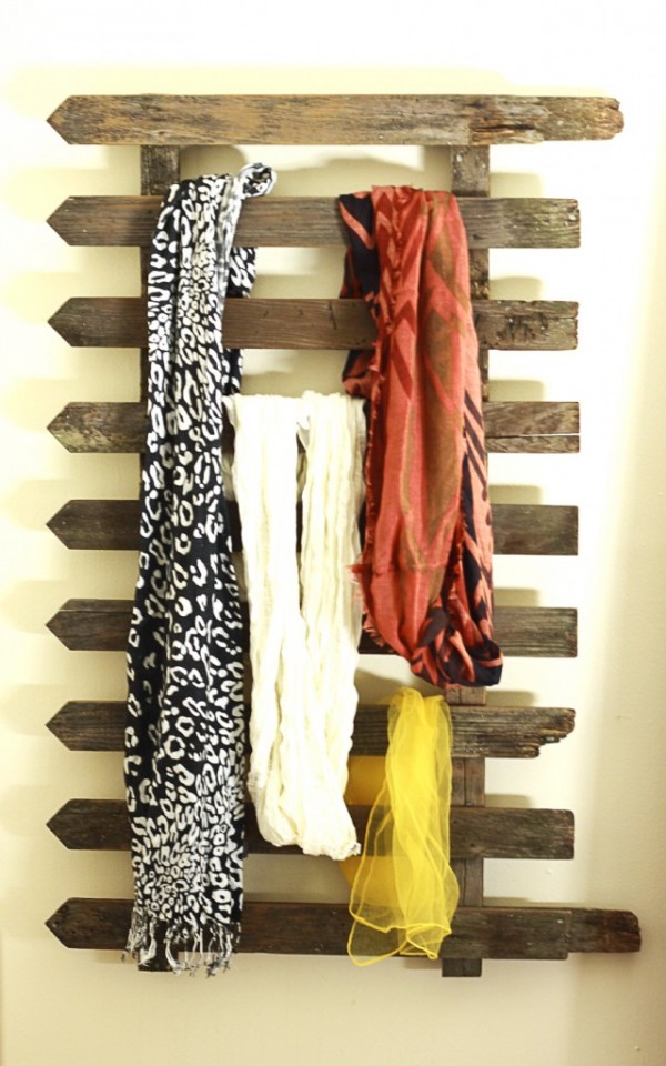 15 DIY Scarf Organizer Ideas