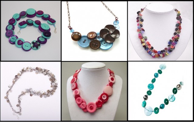 Creative-Accessories-With-Buttons-necklaces