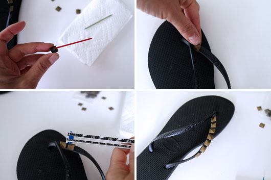 DIY-Studded-Flip-Flops