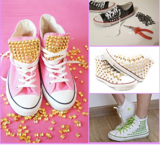 Diy-Converse-applying-rivets