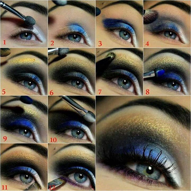 Night-Blue-Eye-Makeup-Tutorial