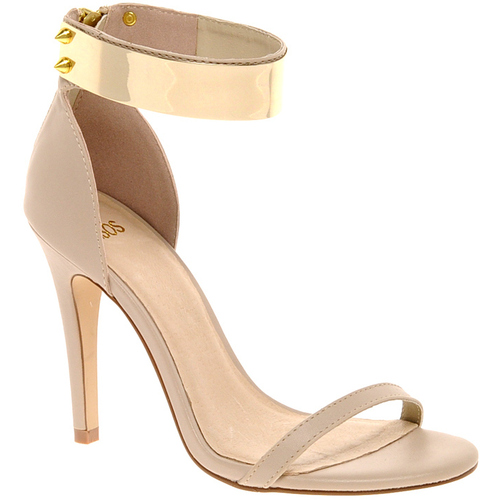 Sandały damskie ASOS HONG KONG Heeled Sandals with Metal Trim 265620