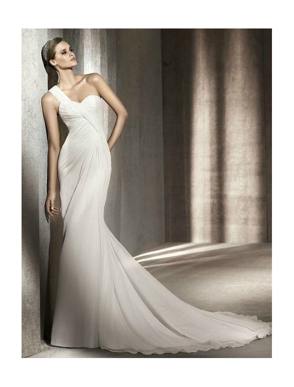 chiffon-sweetheart-one-shoulder-strap-neckline-slim-a-line-style-with-asymmetrically-gathered-bodice