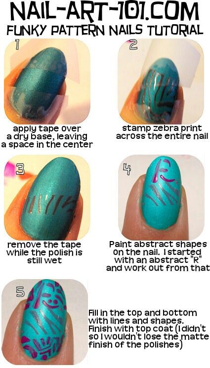 Funky-Pattern-Nail-Art-Tutorial