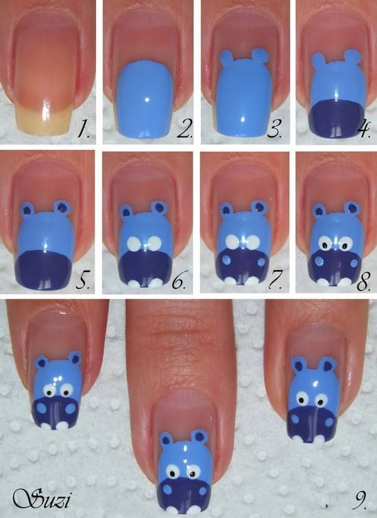 Hippo-Nail-Art-Tutorial