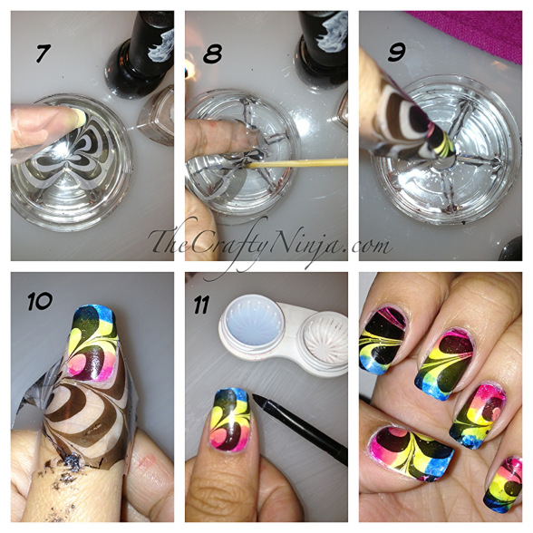 diy-water-marble-nails