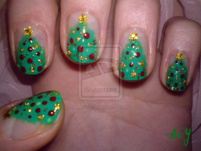 Christmas nails (1)