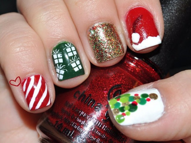 Christmas nails (12)