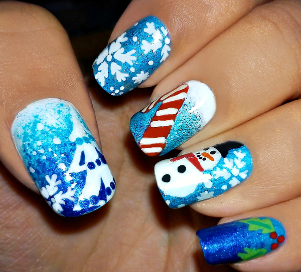 Christmas nails (2)