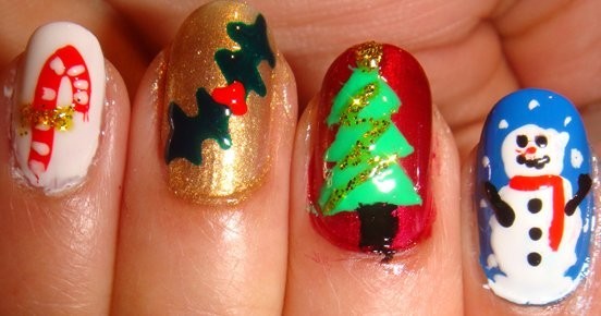 Christmas nails (23)