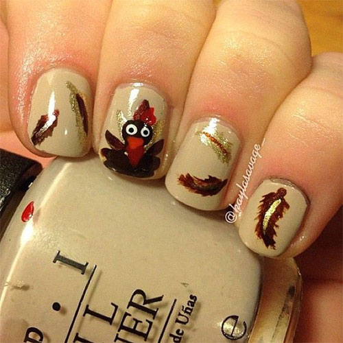 Creative-Thanksgiving-Nail-Art-Deigns-Ideas-2013-2014-4