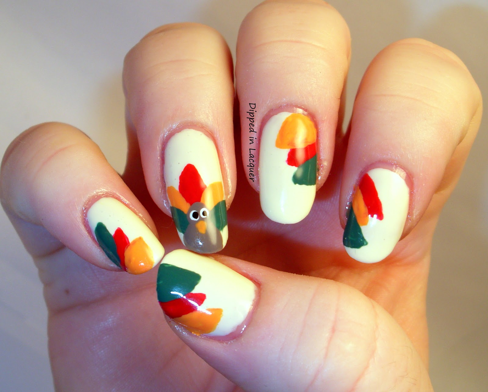 Easy Thanksgiving Nail Art - wide 7