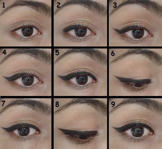 Winged-Eye-Liner-Tutorial-Steps