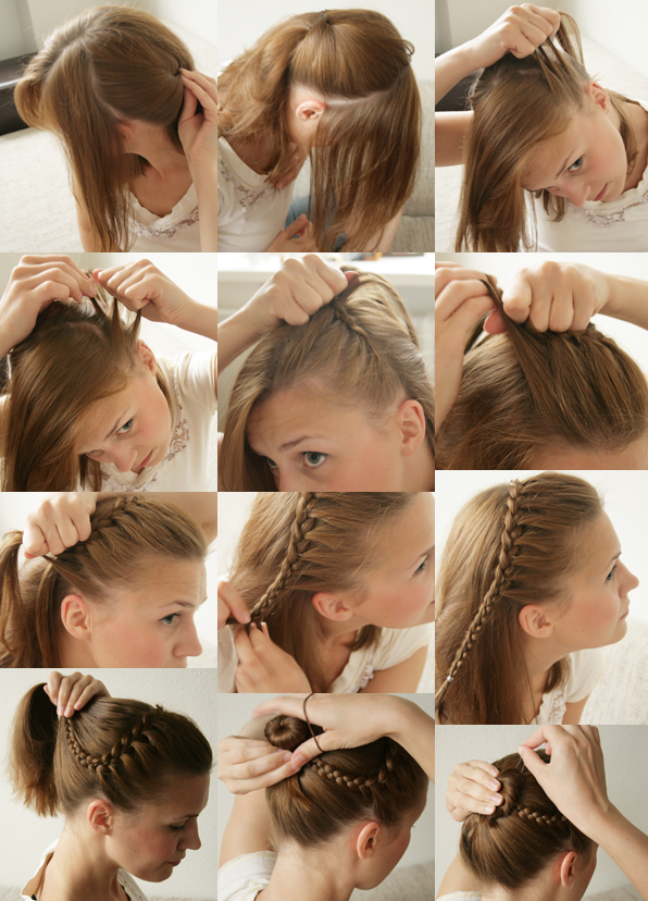 braided hairdo