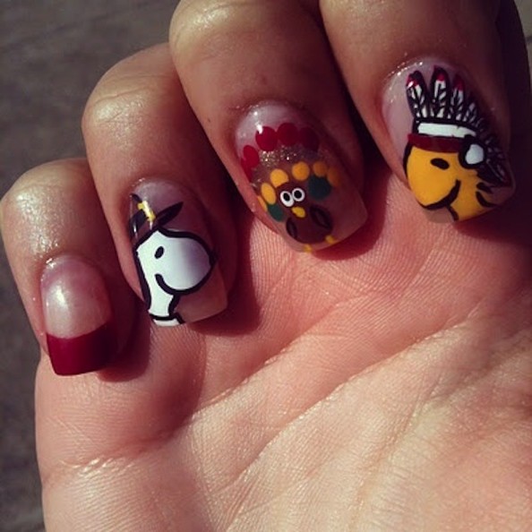 18 Thanksgiving Nail Art Ideas