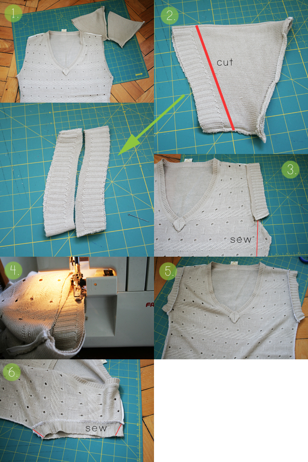 knitted top tutorial