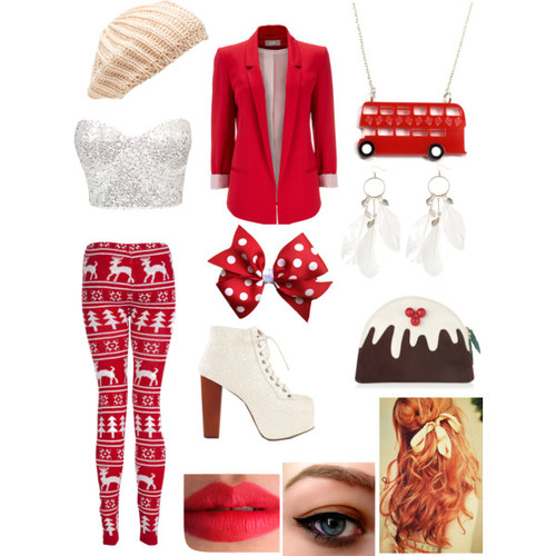 20 Christmas Polyvore Combinations