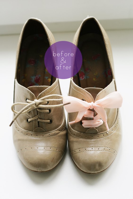 shoe lace makeover