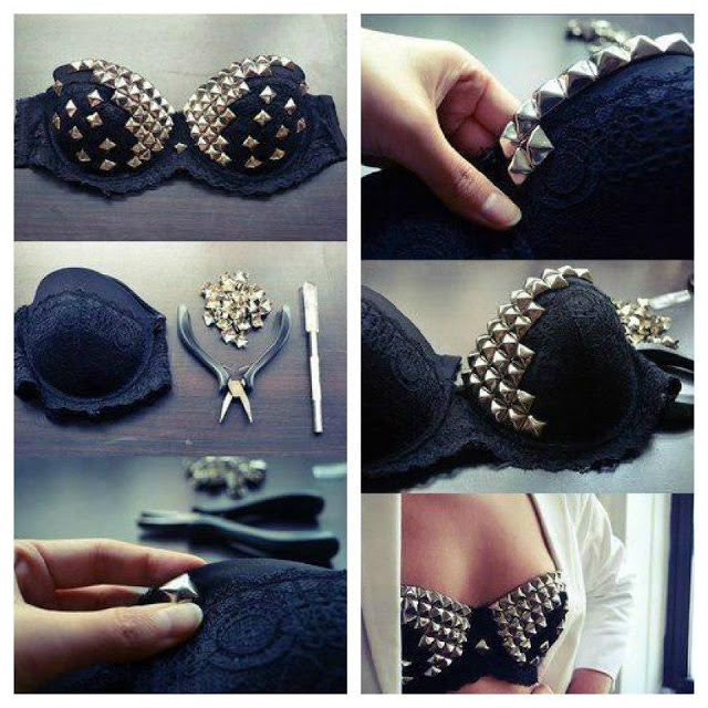 studded bra