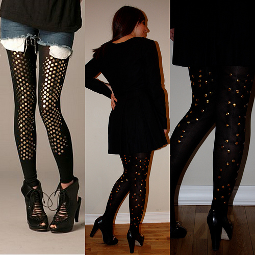 studded tights