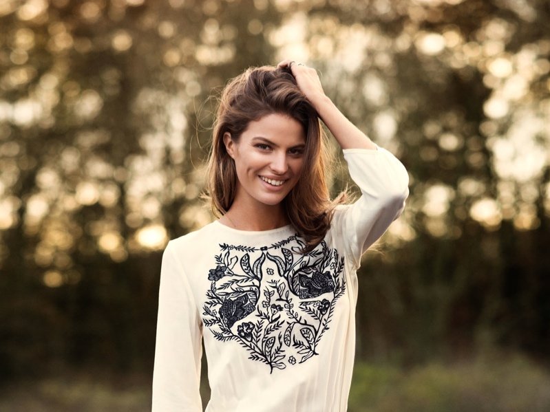 Cameron Russell is ‘Western Chic’ for H&M