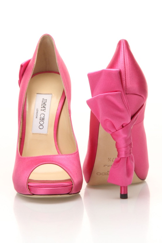 Jimmy_Choo_Pink_Satin_Bow_Pumps