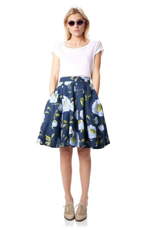 Spring-Bloom-Flared-Skirt