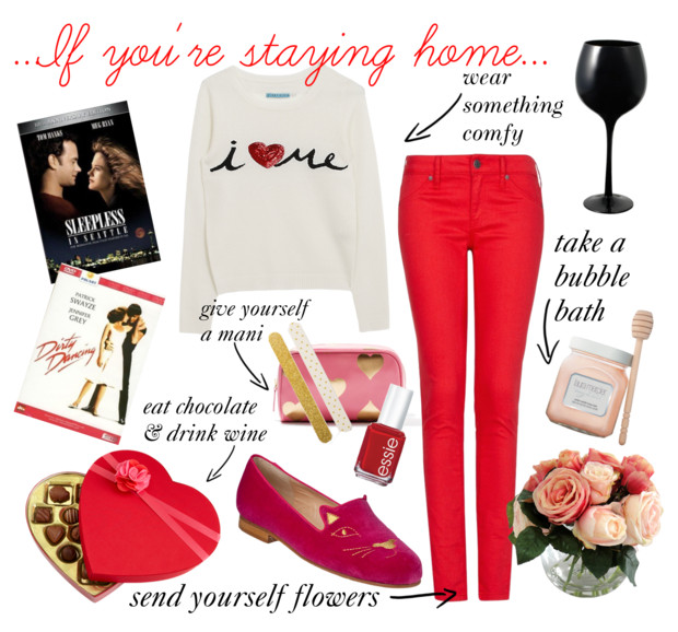 What to wear on Valentine s day... if you re staying home   Polyvore