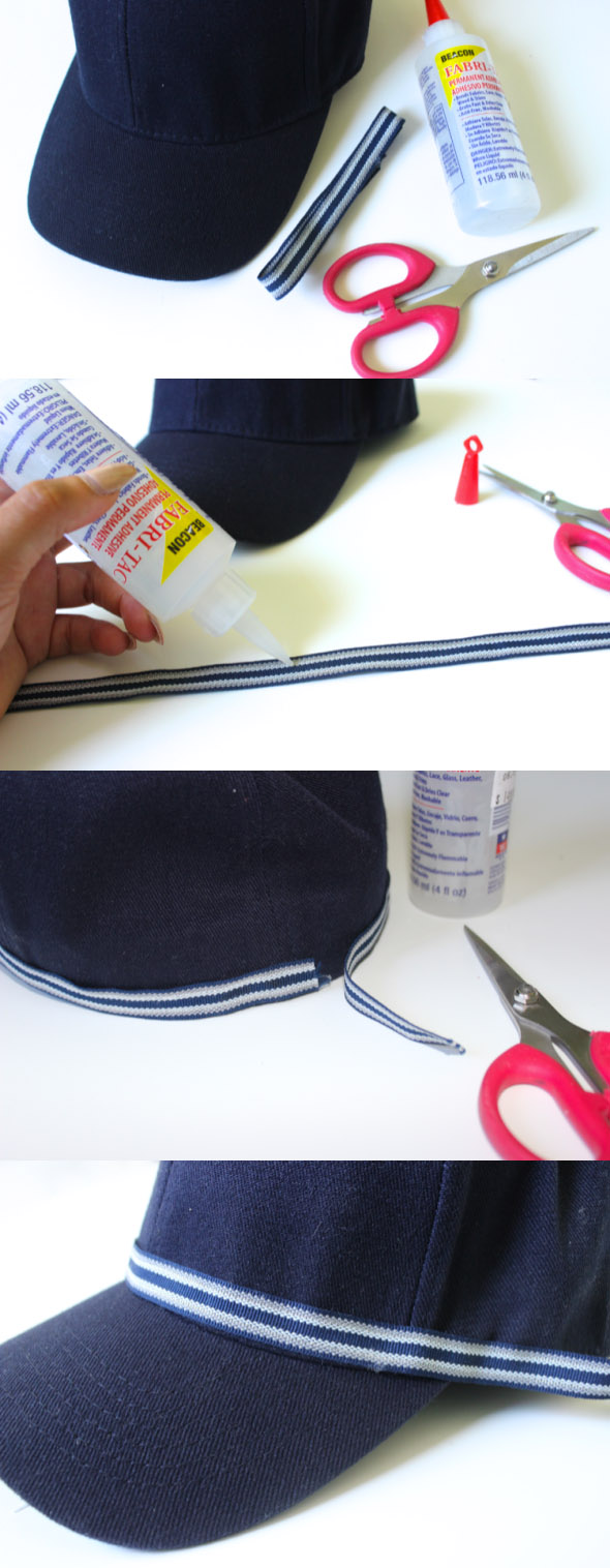 diy baseball hat