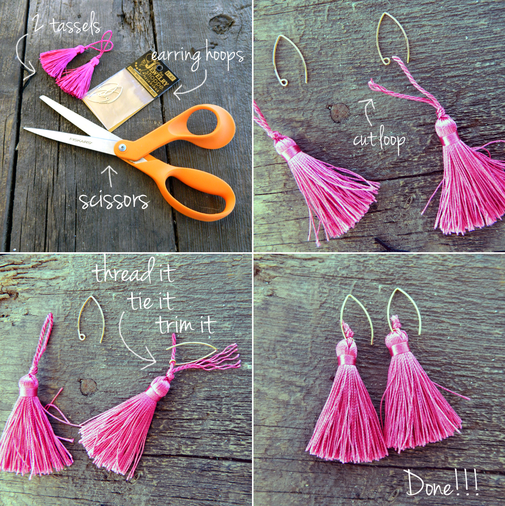 diy tassel earrings 1