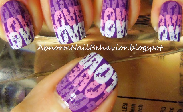 purple-love-stamp-gradient-valentine-nails