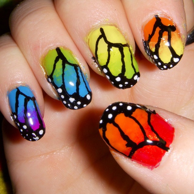 Cute-Nail-Art-Butterfly (11)