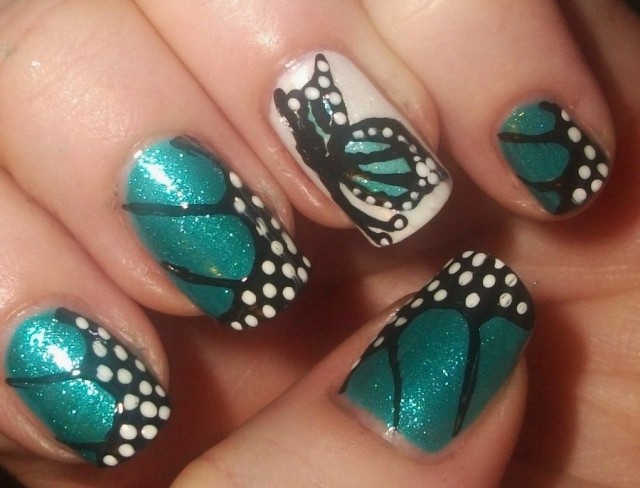 Cute-Nail-Art-Butterfly (7)