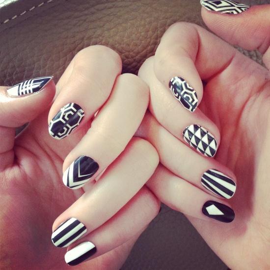 17 Mismatched Nails Designs