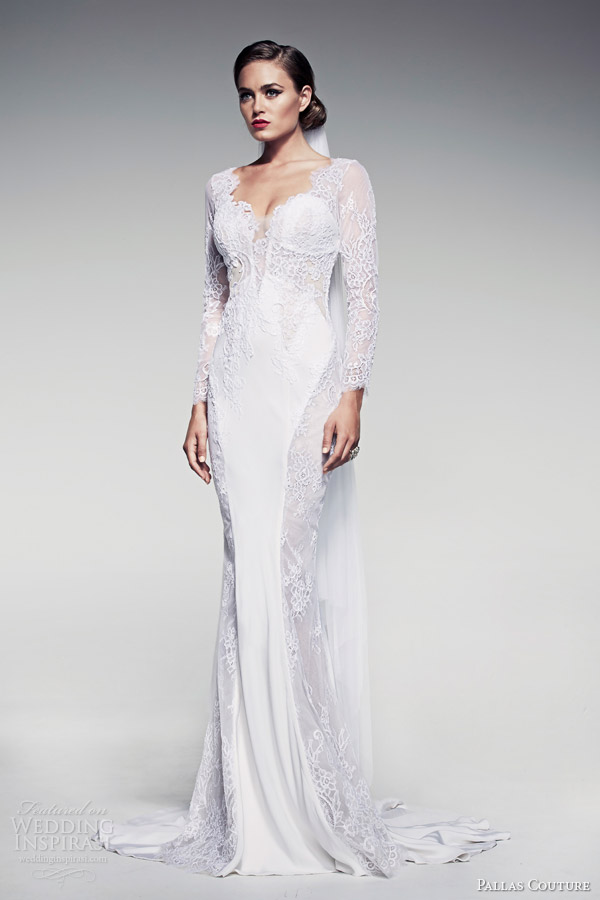 pallas-couture-bridal-2014-fleur-blanche-caressa-long-sleeve-sheath-wedding-dress