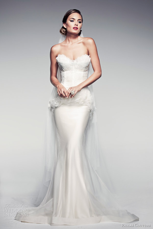 pallas-couture-bridal-2014-fleur-blanche-fleurette-strapless-peplum-wedding-dress