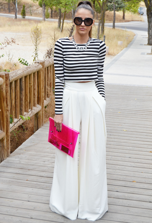 15 Trendy Street Style Outfits With Palazzo Pants