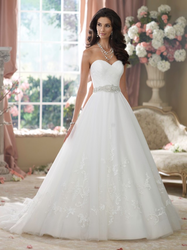 Wedding Gowns By David Tutera For Mon Cheri Fall 2014