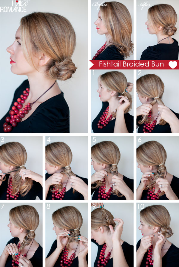 Hair-Romance-Fishtail-braided-bun-tutorial