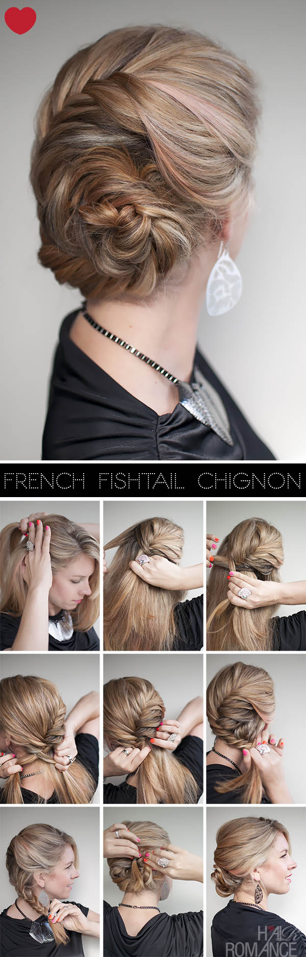 14 Fishtail Braided Hair Tutorials