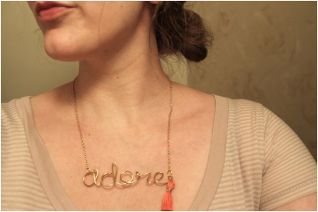 Wire-Word-Necklace