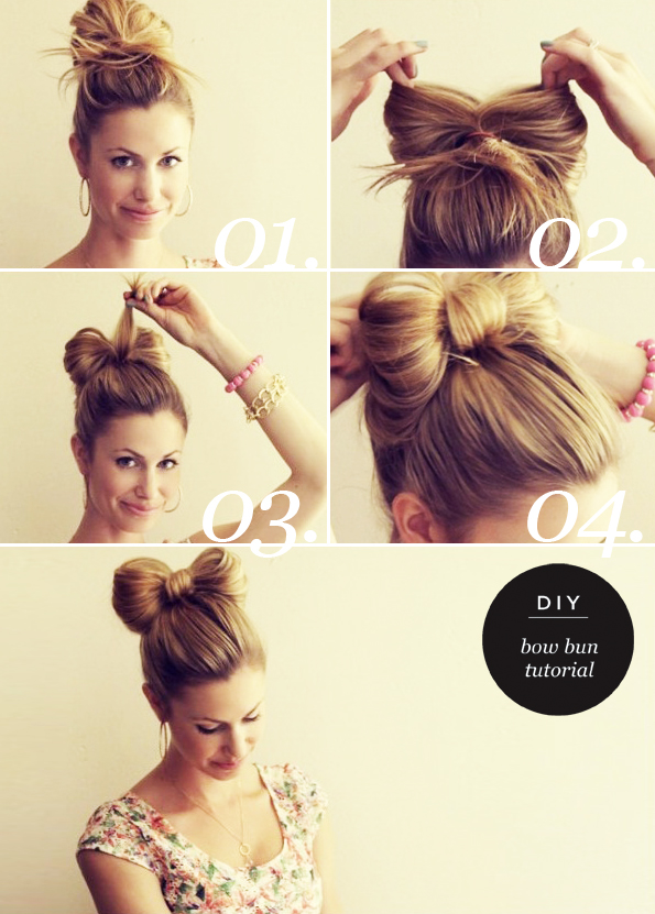 6 Simple Steps To The Perfect Hair Bow Bun!