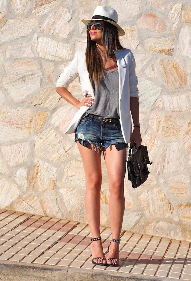 16 Ways To Wear Your Denim Shorts This Spring