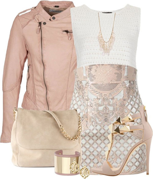 15 Baby Pink Polyvore Combinations