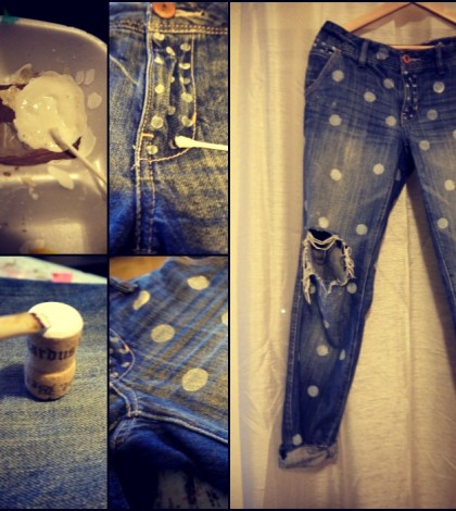 10 DIY Printed Jeans Crafts