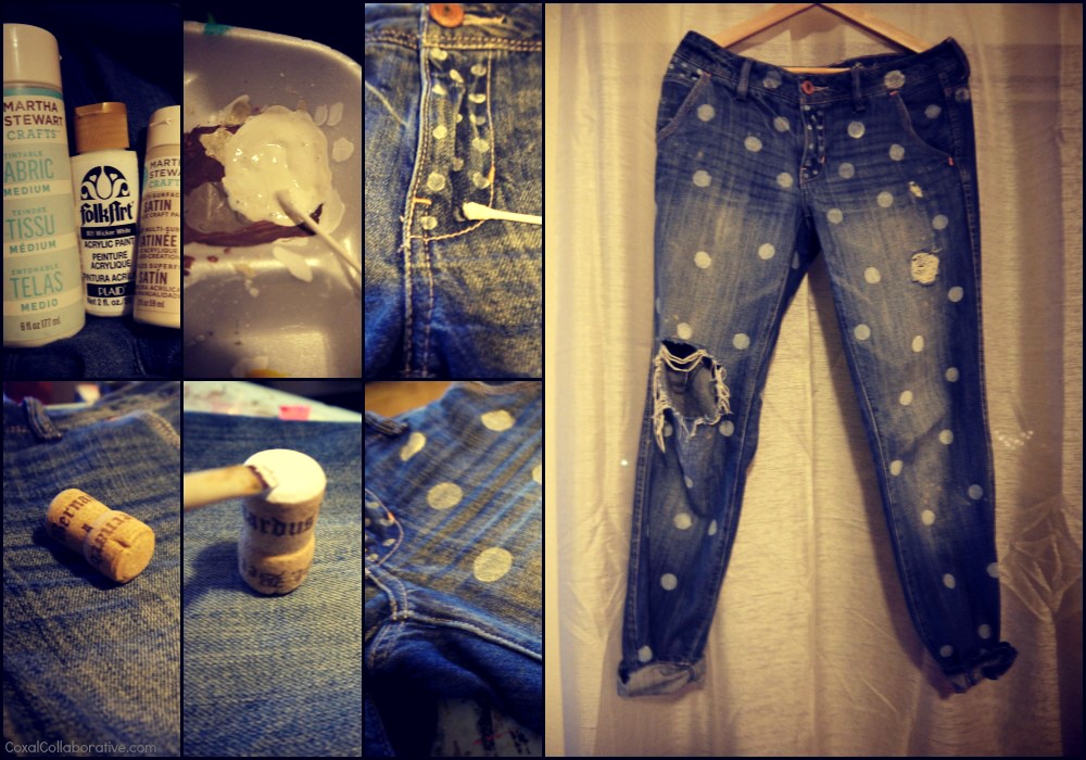 10 DIY Printed Jeans Crafts