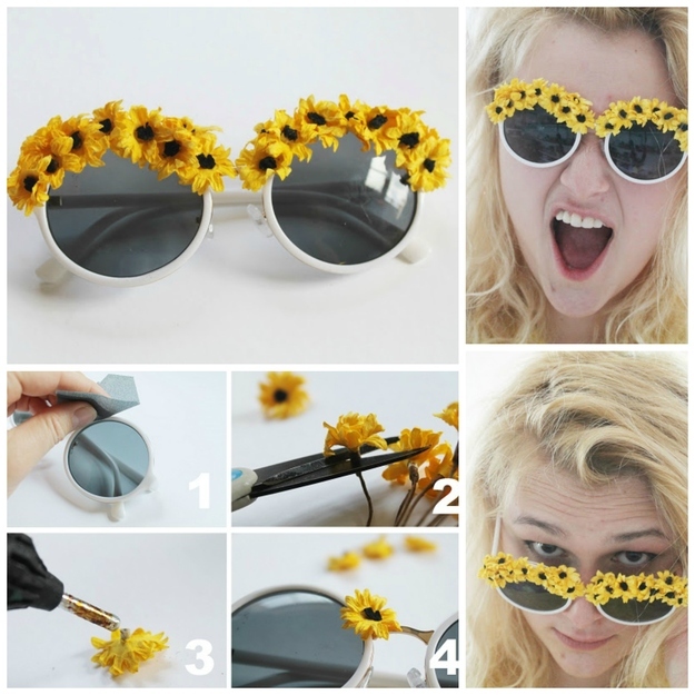 15 DIY Embellished Sunglasses Tutorials