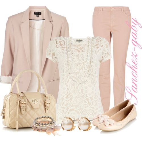 15 Baby Pink Polyvore Combinations