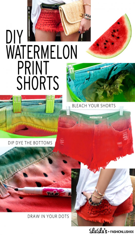 WatermelonPrintShorts